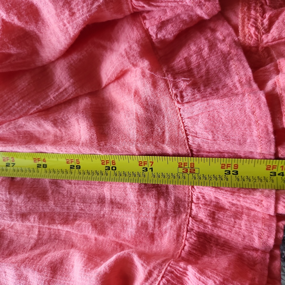 FREE PEOPLEPerfect Day Cotton Tiered Minidress sz-xs nwt Elastic Waist 24-28 - Picture 8 of 8